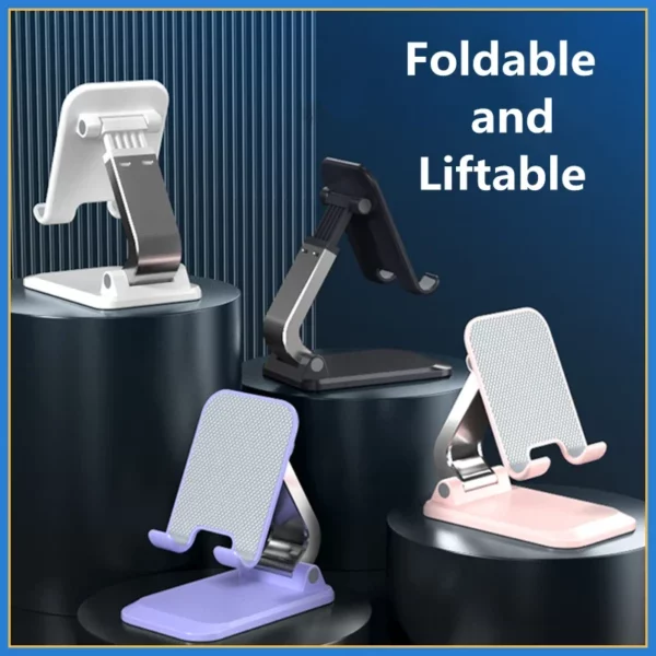 Support de bureau pliable en métal pour téléphone Portable, pour iPad iPhone 13 X – Image 6