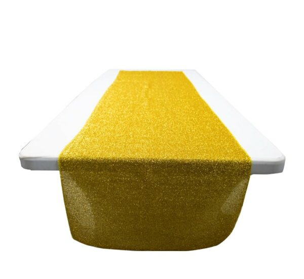 Chemin de table scintillant
