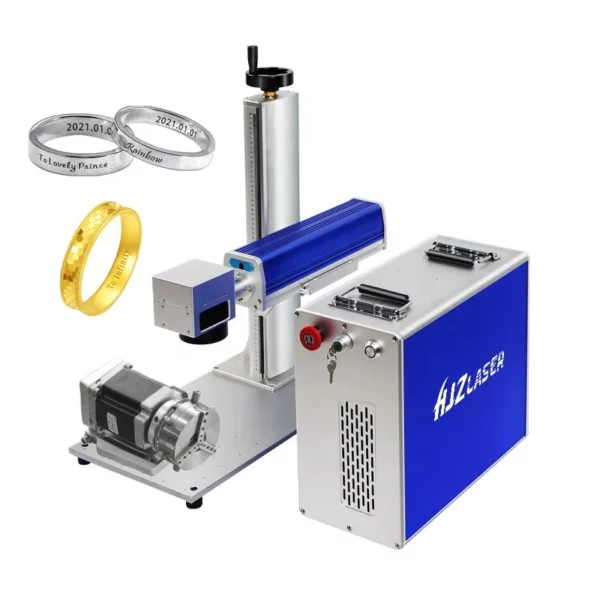 Machines de marquage laser à fibre pour métal 30 W/20 W/50 W, machine de gravure laser pour métal, plastique, plaque signalétique, bijoux, découpe de bandes d'étanchéité