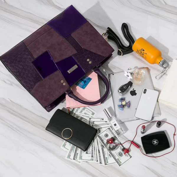 Sac à main en cuir synthétique pour femme, design de mode HEC 2022, vente en gros