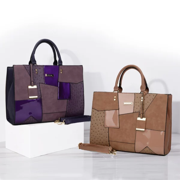 Sac à main en cuir synthétique pour femme, design de mode HEC 2022, vente en gros – Image 6