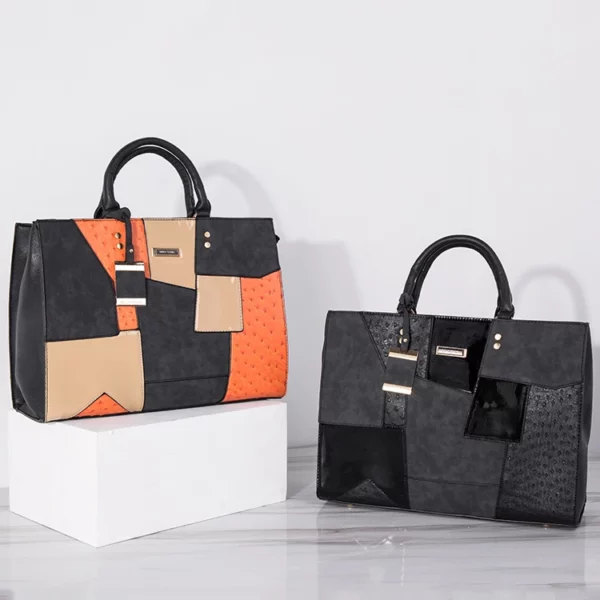 Sac à main en cuir synthétique pour femme, design de mode HEC 2022, vente en gros – Image 2